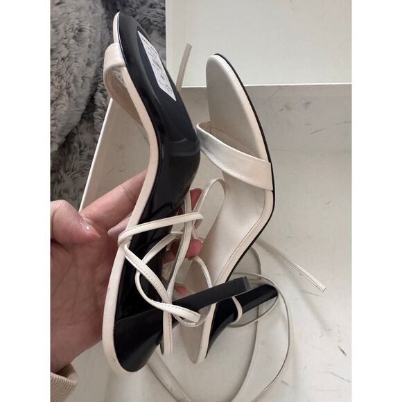 The row 80mm maud gladiator sandal calf milk 38.5 - Picture 10 of 11